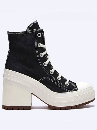 Women Chuck 70 Deluxe Heel High Top Sneakers Black - CONVERSE - BALAAN 2