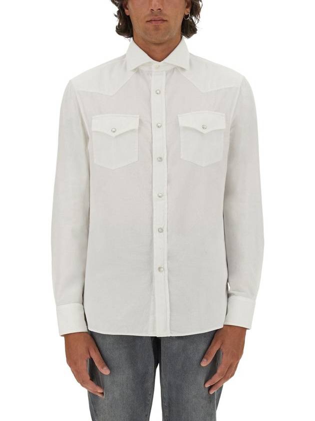 Brunello Cucinelli Cotton Shirt - BRUNELLO CUCINELLI - BALAAN 1