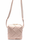 Cassette Intrecciato Mini Shoulder Bag Pink - BOTTEGA VENETA - BALAAN 5