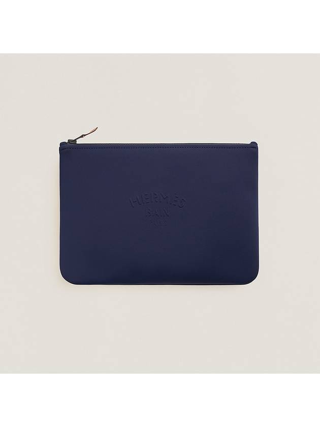 Neobain Medium Clutch Bag Marine - HERMES - BALAAN 2