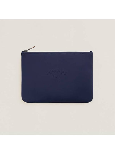 Neobain Medium Clutch Bag Marine - HERMES - BALAAN 2