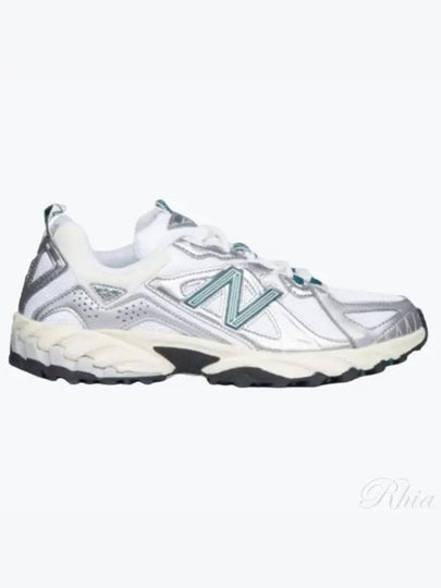 610 Low Top Sneakers Metallic Silver Green - NEW BALANCE - BALAAN 2