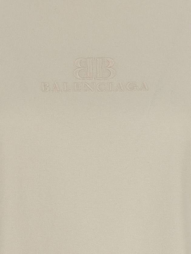 Balenciaga Logo Embroidery T-Shirt - BALENCIAGA - BALAAN 4