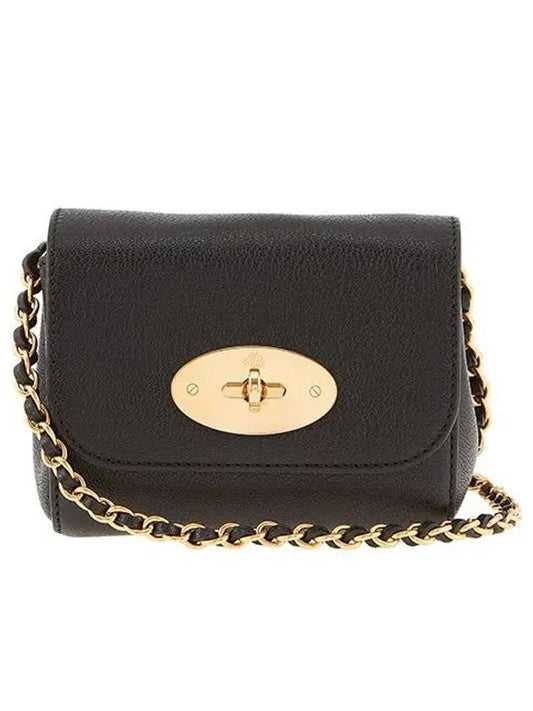 Lily Small Shoulder Bag Black - MULBERRY - BALAAN 2