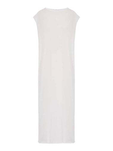 Women's Rita Cotton Long Dress White - THE ROW - BALAAN 1