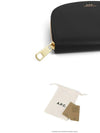 Demi Lune Half Moon Zipper Card Wallet Black - A.P.C. - BALAAN 4