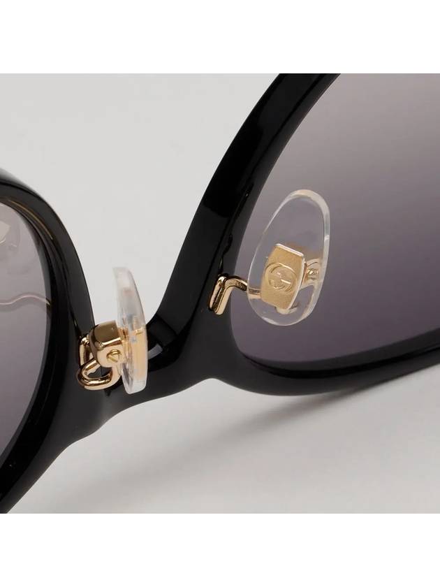 Eyewear Interlocking G Round Frame Sunglasses Black - GUCCI - BALAAN 11