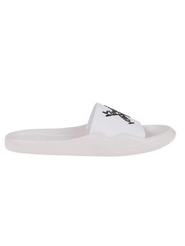 Cross Logo Slippers White - KENZO - BALAAN 1