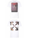 Spray Caravaggio Slim Fit Short Sleeve T-Shirt White - OFF WHITE - BALAAN 5