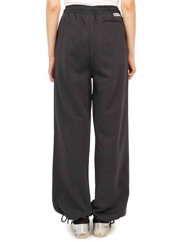 Isoli Mid-Waist Track Pants Phantom - GANNI - BALAAN 7