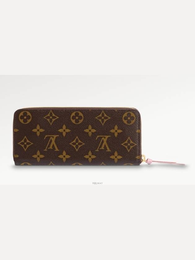 Clemence Long Wallet Rose Ballerine - LOUIS VUITTON - BALAAN 3