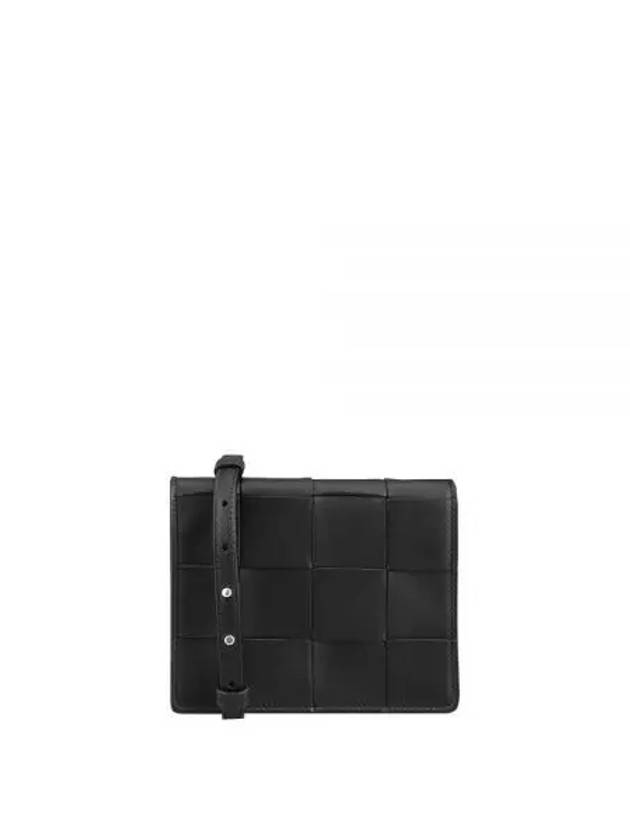 Intrecciato Small Cassette Cross Bag Black - BOTTEGA VENETA - BALAAN 2