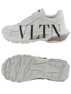 Men's Calfskin VLTN Logo Bounce Low Top Sneakers White - VALENTINO - BALAAN 6