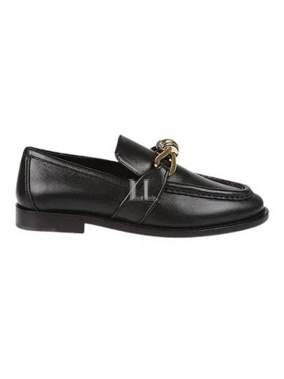 Astaire Leather Loafers Black - BOTTEGA VENETA - BALAAN 2