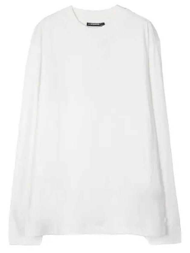 Ace Mock Neck Long Sleeve T-Shirt White - J.LINDEBERG - BALAAN 2