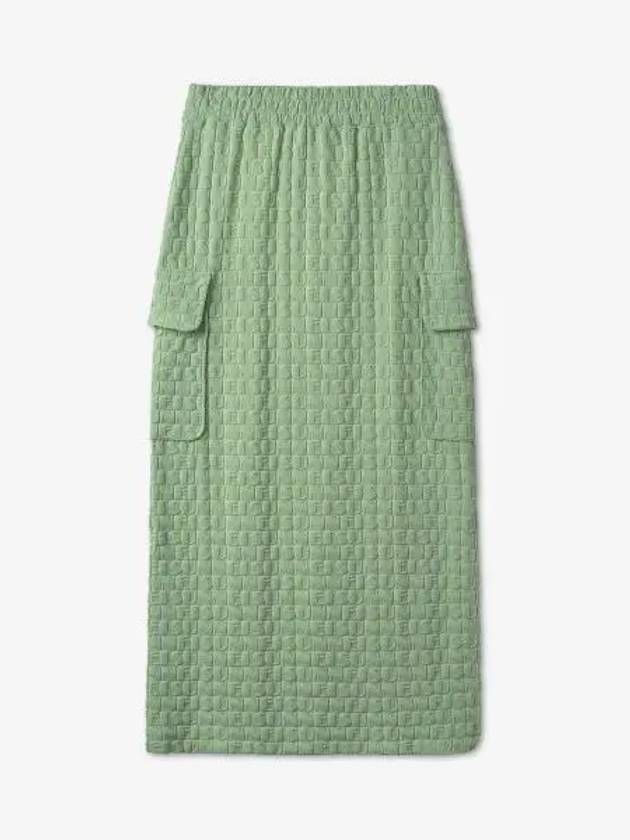 Embossed Logo Cargo Skirt Green CRTWWSKR027PLY0157432 - SUNNEI - BALAAN 2