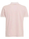 Logo Patch Washing Polo Shirt Pink - STONE ISLAND - BALAAN 4