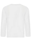 Kids Cotton Jersey Long Sleeve T-Shirt White - STONE ISLAND - BALAAN 3