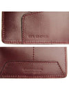 WA4103 V243 57 DEAN DAN Dark Wine Half Wallet - DSQUARED2 - BALAAN 6