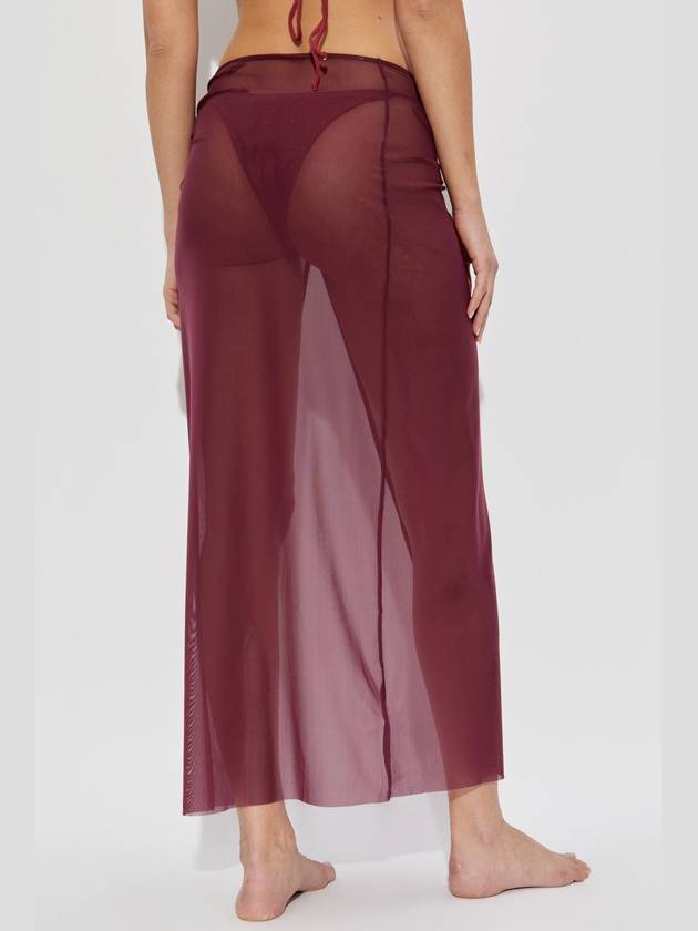 Bond-Eye Beach Skirt Claudia Maxi, Women's, Burgundy - BOND-EYE - BALAAN 4