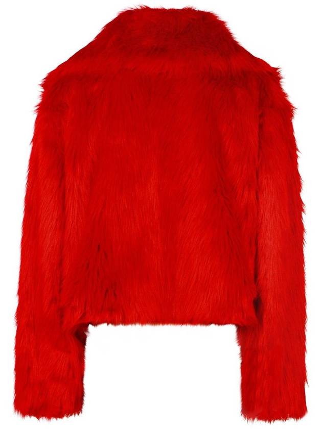 DSQUARED2 'Pop Fox' Red Acrylic Blend Jacket - DSQUARED2 - BALAAN 3