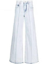 Noldy Denim Wide Jeans Light Blue - ISABEL MARANT - BALAAN 2