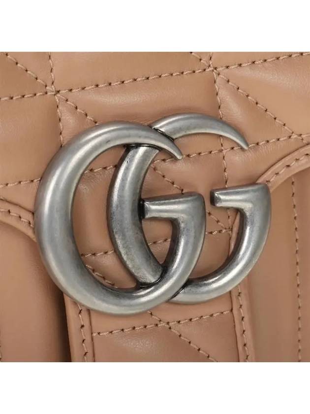 GG Marmont Small Shoulder Bag Beige - GUCCI - BALAAN 8