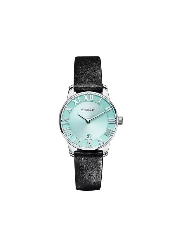 Atlas 2 Hand Blue Azure Dial 29MM Watch Black - TIFFANY & CO. - BALAAN 2