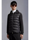 Men's Fleece Zip-Up Padding Black - MONCLER - BALAAN 3