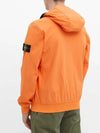 Wappen Patch Soft Shell Hooded Jacket Orange - STONE ISLAND - BALAAN 5