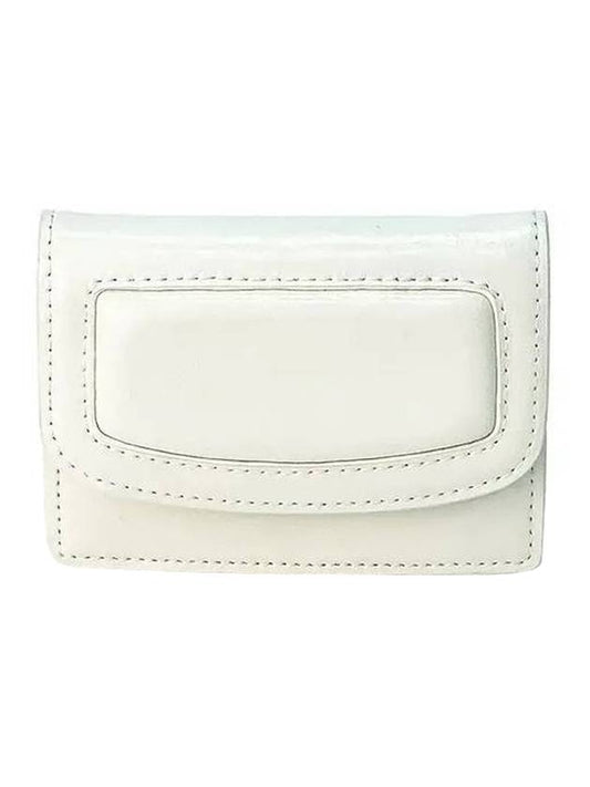 palette 4-stage accordion card business card leather wallet white - LE MASQUE - BALAAN 1