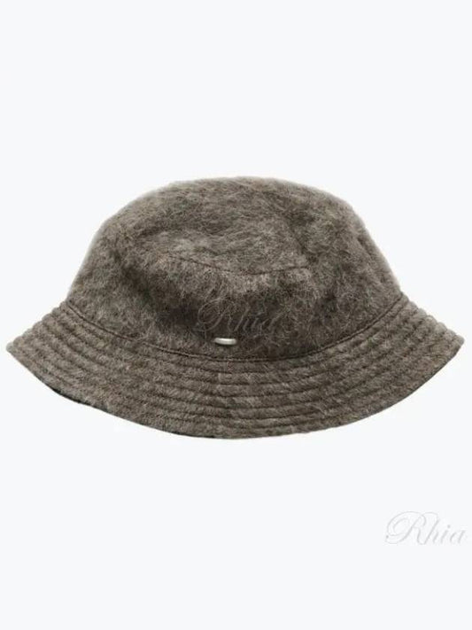 FUZZY Bucket Hat A4238BVG Mole Gray Mohair B0110818951 - OUR LEGACY - BALAAN 2