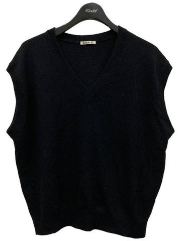 Super fine cashmere silk knit vest top - AURALEE - BALAAN 1