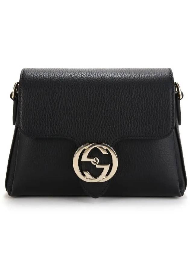 GG Interlocking Chain Mini Shoulder Bag Black - GUCCI - BALAAN 2