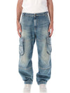 D Fish Straight Jeans Blue - DIESEL - BALAAN 2