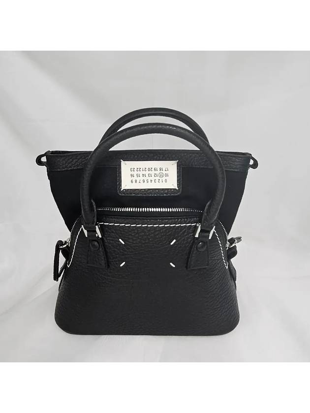 5AC Classique Micro Tote Bag Black - MAISON MARGIELA - BALAAN 5