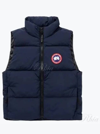 Lawrence Patch Shell Linings Quilted Down Vest Blue - CANADA GOOSE - BALAAN 2