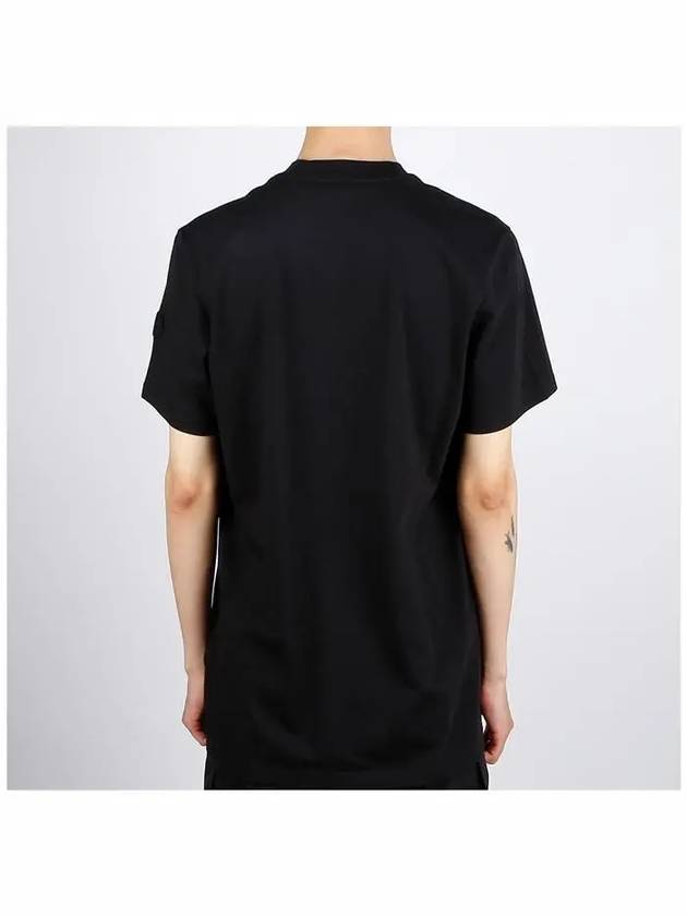 Logo Motif Short Sleeve T-Shirt Black - MONCLER - BALAAN 5