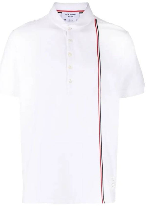 Thom Browne Striped Polo Short Sleeve T Shirt MJP196A - TOM FORD - BALAAN 1