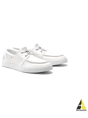 Men s Lace Up Low Canvas White TB0A67R1ET71 - TIMBERLAND - BALAAN 1