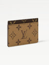 Monogram Reverse Canvas Card Wallet Brown - LOUIS VUITTON - BALAAN 4