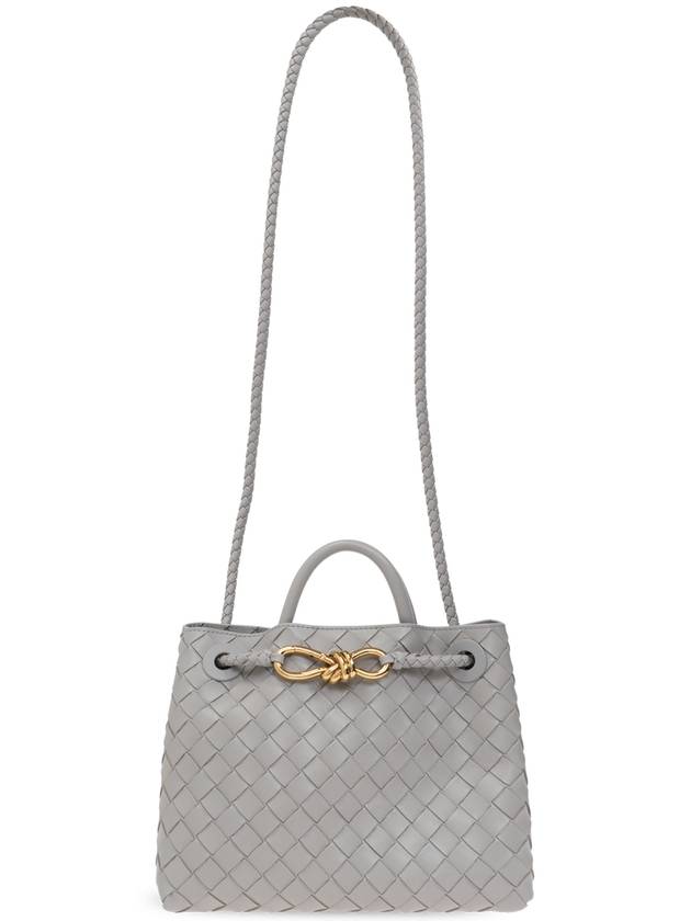 Bottega Veneta Shoulder Bag Andiamo Small, Women's, Grey - BOTTEGA VENETA - BALAAN 6