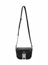 2ADCA435YKK Black Calfskin Saddle Mini Messenger Cross Bag - DIOR - BALAAN 5