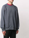 Logo Patch Reverse Label Sweatshirt Navy - ACNE STUDIOS - BALAAN 4