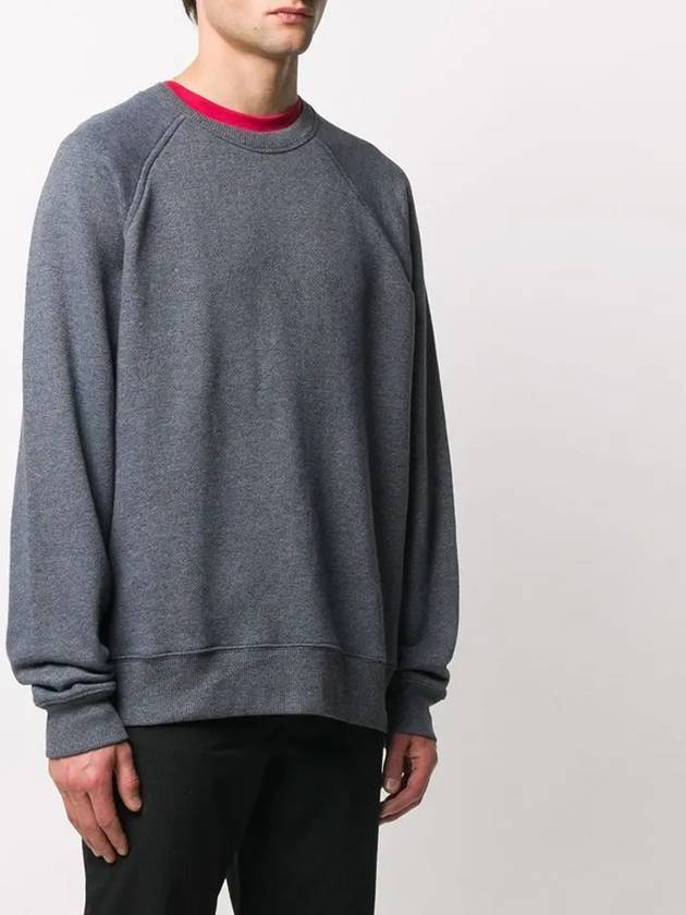 Logo Patch Reverse Label Sweatshirt Navy - ACNE STUDIOS - BALAAN 4