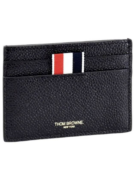 RWB Tab Pocket Single Card Wallet Women - THOM BROWNE - BALAAN 1