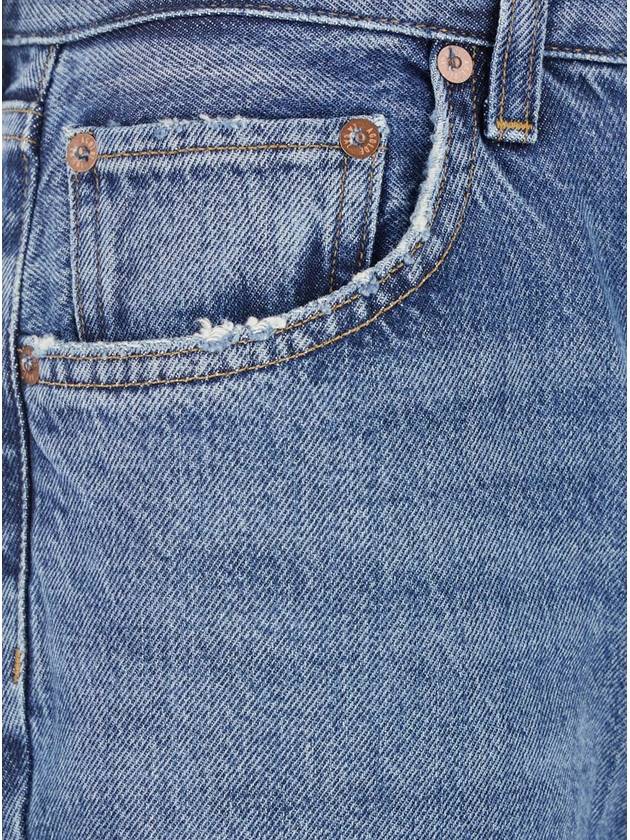 'Valen' Blue Jeans With Belt Loops In Denim Woman - AGOLDE - BALAAN 2