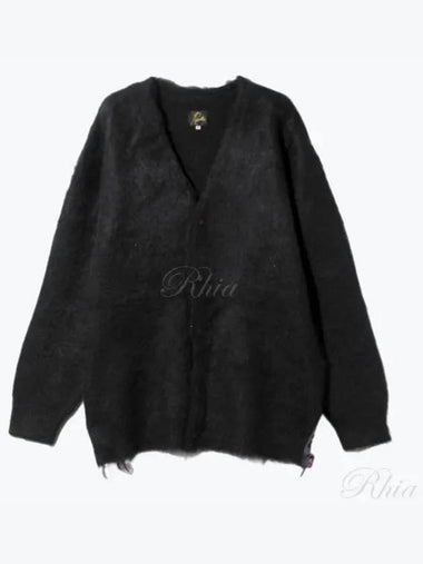 EP Mohair Cardigan Solid Black PU314 - NEEDLES - BALAAN 1