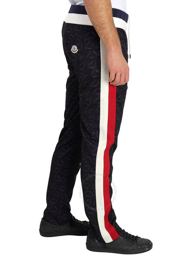 Black Logo Accent Sweatpants Trousers - MONCLER - BALAAN 3