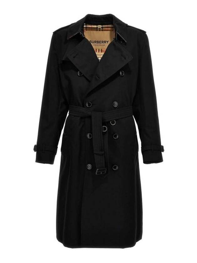 Heritage Kensington Trench Coat Black - BURBERRY - BALAAN 2